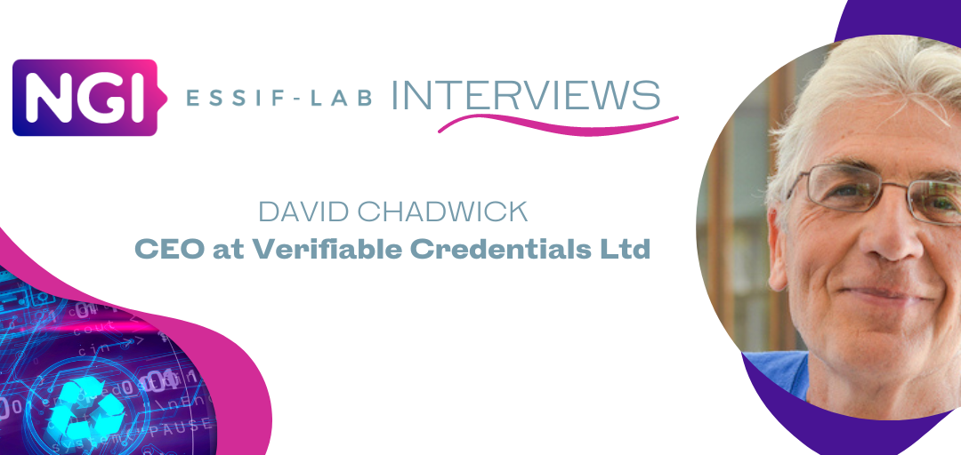Have a chat with David Chadwick ☕️ CEO at Verifiable Credentials Ltd (VCL)